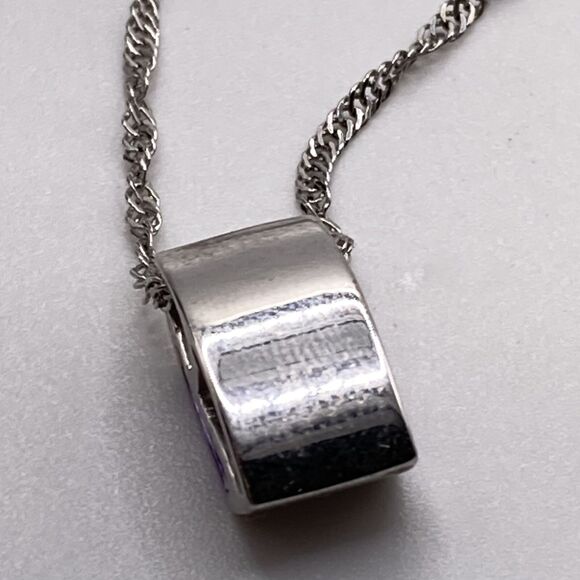 Vintage Park Lane 3 Piece Set Silver Tone Faux Amethyst Ring Sz7 Clip Earrings - Picture 12 of 14